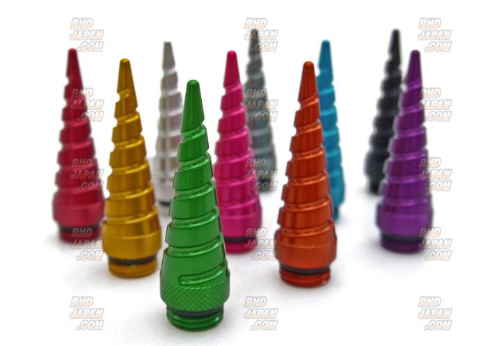 326 Power Oretachi Duralumin Lug Nuts - Long M12 X 1.5 Green
